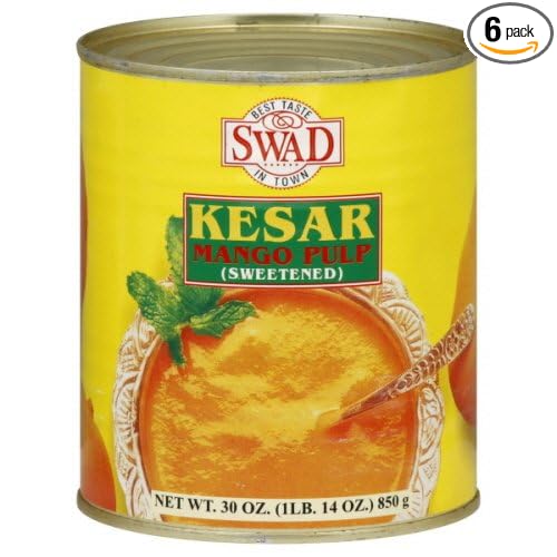 Swad Kesar Mango Pulp, 0z