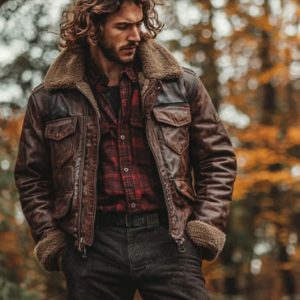 Leather Jacket For Mens