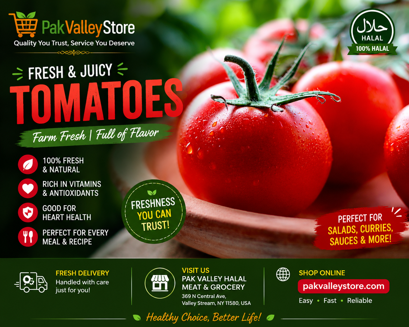 Fresh Red Tomatoes
