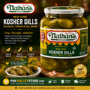 Nathan's Kosher Dill Pickles (32 fl oz)